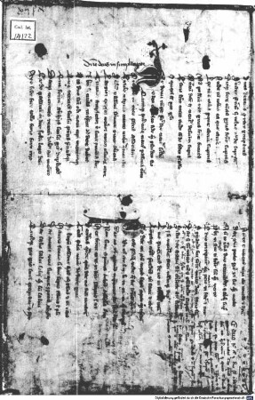 Postilla litteralis in epistulas Pauli. Capitulare epistularum et evangeliorum per annum [u.a.] - BSB Clm 14122