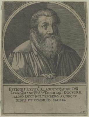 Bildnis des Lucas Osiander (* 1534)