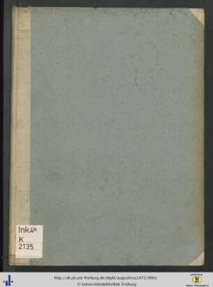 [1]: [Varia opuscula theologica]: Aurelij Augustini ... liber de anime quantitate