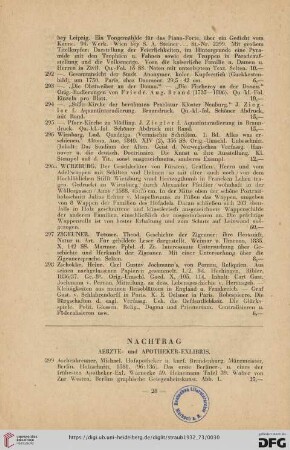 Nachtrag (Nr. 299-340)