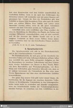 5. Sprachunterricht