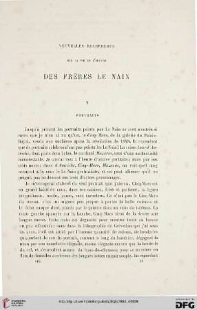 8: Nouvelles recherches sur la vie et l'oeuvre des frères Le Nain, [3]