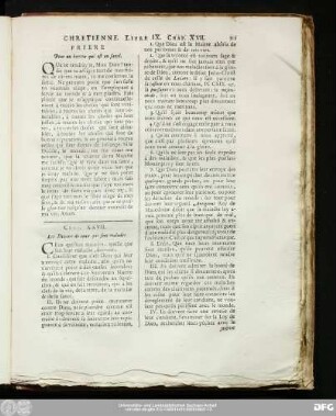 Chap XXVII. Les Devoirs de ceux qui sont malades.