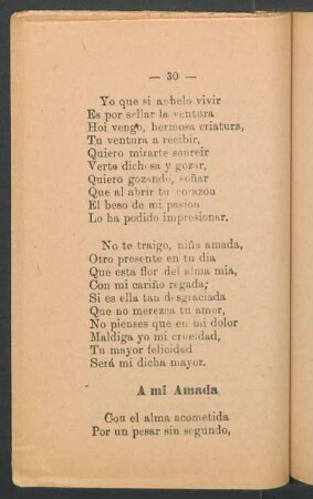 A mi amada