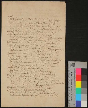 Gedicht "Höchste Frau der Christen-Welt..." von Friederike Caroline Neuber vom 21.11.1727