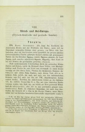 VIII. Mittel- und Ost-Europa
