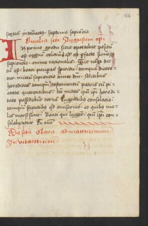 Officium in festo sanctae Clarae