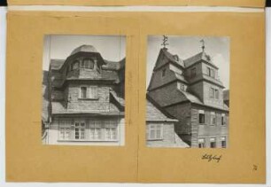 Dächer, Butzbach: Ansichten (aus: Skizzen- und Fotoalbum 23)