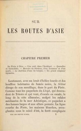 Sur les Routes d'Asie