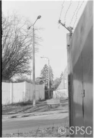 Mauerfall, Potsdam, Klein Glienicke, Grenzanlage.