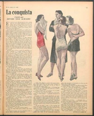 La conquista : Cuento por Severo Diaz Almagro