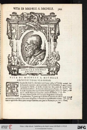 Vita di Michele S. Michele Architettore Veronese
