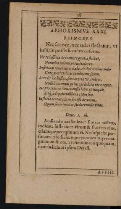 Aphorismus [XXXI.-XL.]