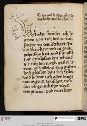 Geistliche Ermahnung