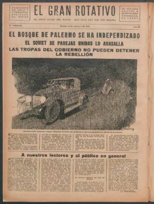 El gran rotativo : El único diário del mundo que sale una vez por semana
