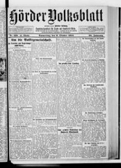 Hörder Volksblatt. 1884-1934