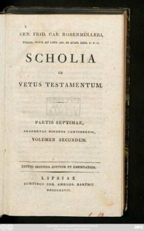 Ps. 7, Vol. 2: Amos, Obadias Et Jonas