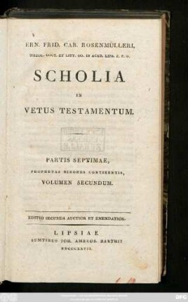 Ps. 7, Vol. 2: Amos, Obadias Et Jonas