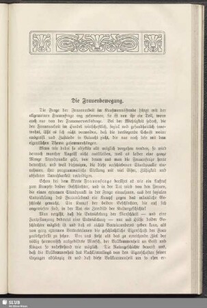 Die Frauenbewegung