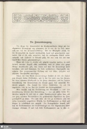 Die Frauenbewegung