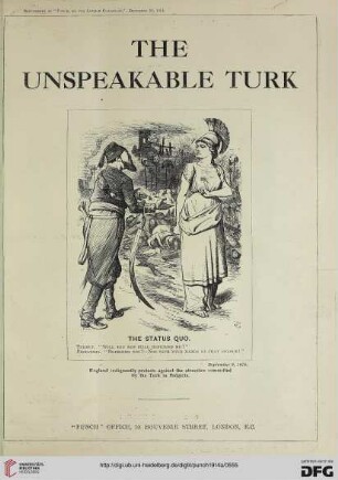 Supplement to “Punch or the London Charivari”- December 16, 1914