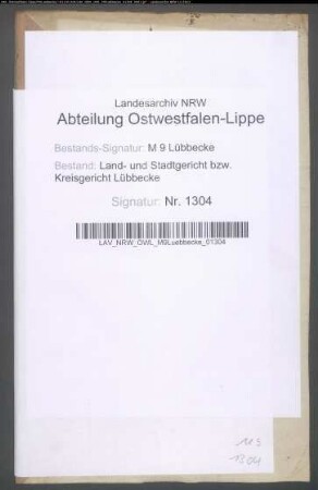 Erblasser: Timmering, Franz Heinrich Wilhelm; Erblasser: Timmering, Clara Elisabeth, geb. Steinmann: