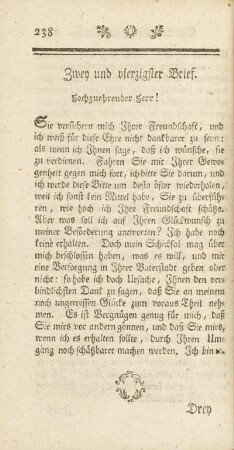 Zwey und vierzigster Brief