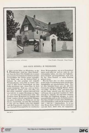 Das Haus Henkell in Wiesbaden