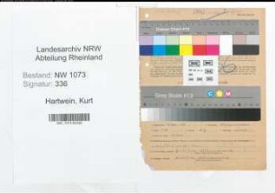 Entnazifizierung Kurt Hartwein , geb. 09.12.1911 (Zollbetriebsassistent)