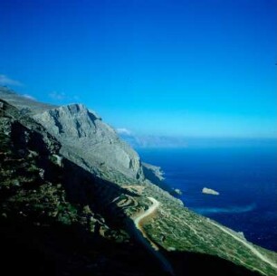 Amorgos. Sturmtag über der Südost-Küste