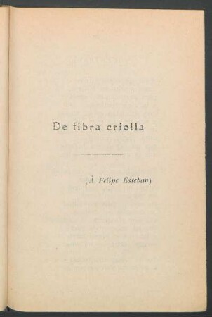De fibra criolla