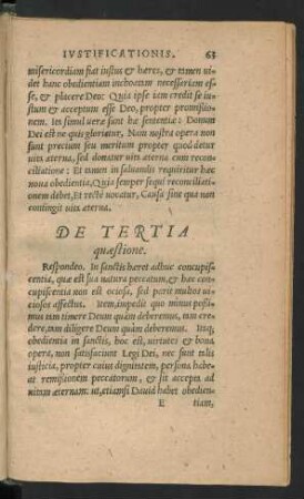 De Tertia quaestione.
