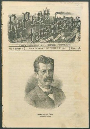 [Retrato de] Juan Francisco Pazos. : Jurisconsulto peruano.