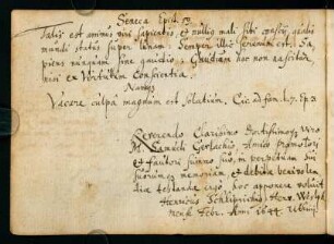 147v, Eutin ; 02.1644 / Henricus Schlipsichius