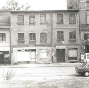 Cottbus, Thälmannplatz 47. Wohnhaus (2. H. 19. Jh.). Straßenfront