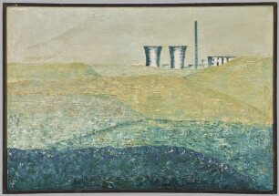 Ölgemälde, Halden zwischen Hamm und Duisburg
