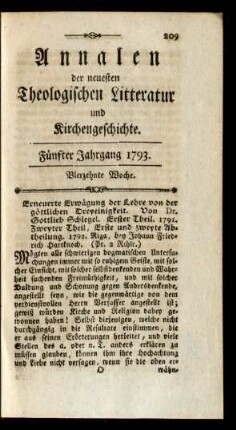 Vierzehnte Woche