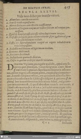 Regula XXXVII. Utile non debet per inutile vitiari