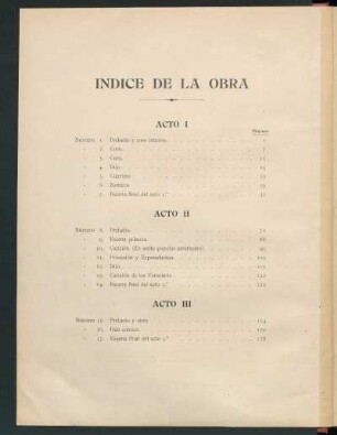 Indice de la obra