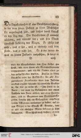 Unzufriedenheit