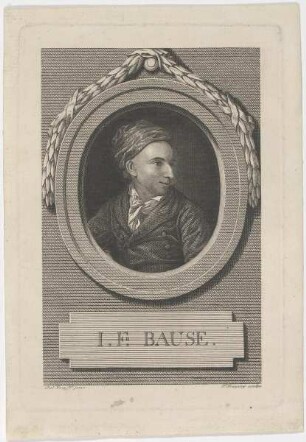 Bildnis des I. F. Bause