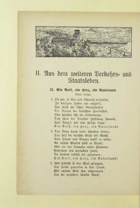 II Aus dem weiteren Verkehrs- und Staatsleben