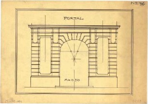 Pfann, Paul; Übungsblätter zur Perspektive - Portal (Ansicht)