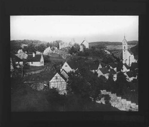 Veringenstadt: Kirche und Ruine