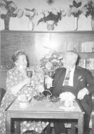 Erinnerungsfoto an die Goldene Hochzeit
