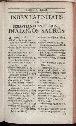 Index Latinitatis