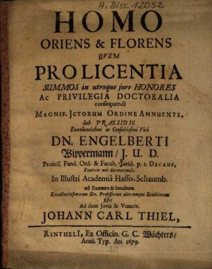 Homo Oriens & Florens