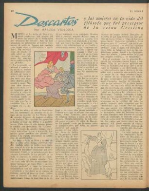 Descartes y las mujeres en la vida del filósofo que fué preceptor de la reina Cristina
