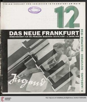 Heft 11/12 (November / Dezember 1928)
