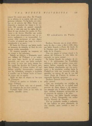 II - El estudiante de París